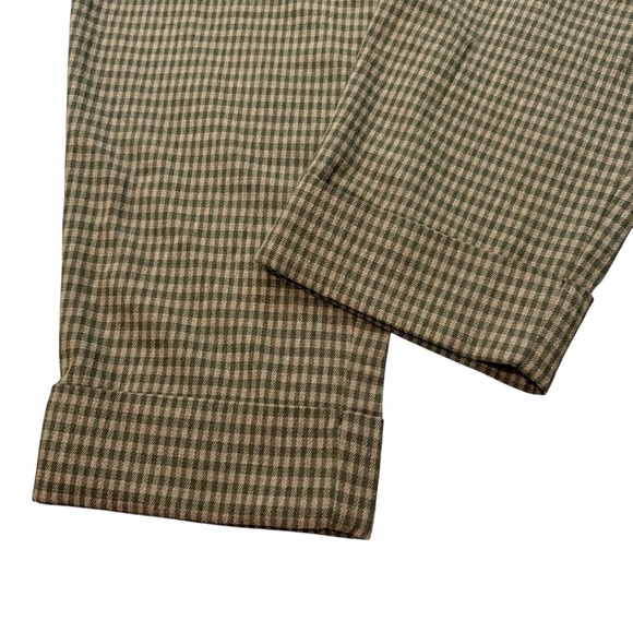 Huston Pull-On Tapered Pants in Zander Gingham Plaid, Sz M - Picture 12 of 14